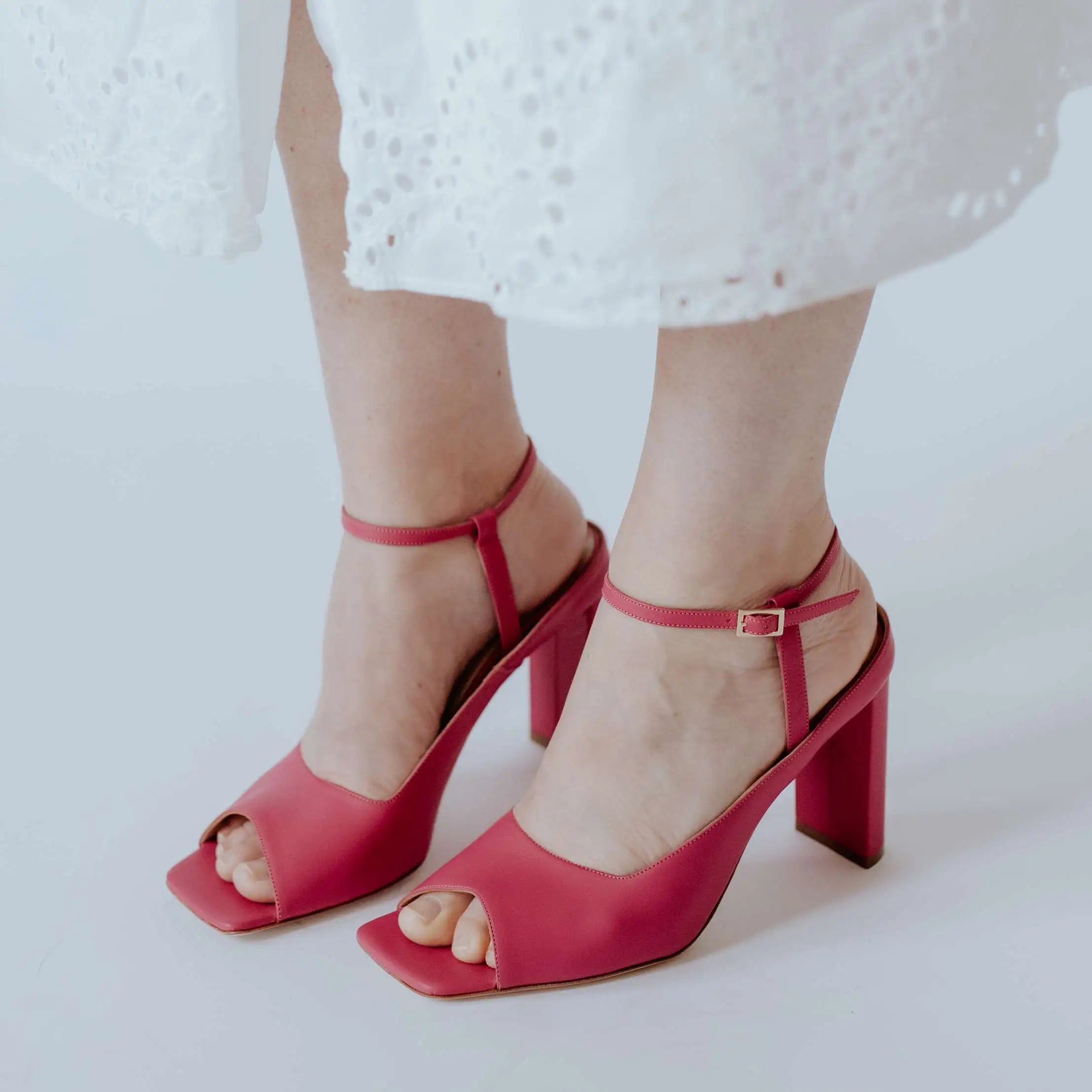 Rose Curieux Pink Nisa Open Toe Sandals