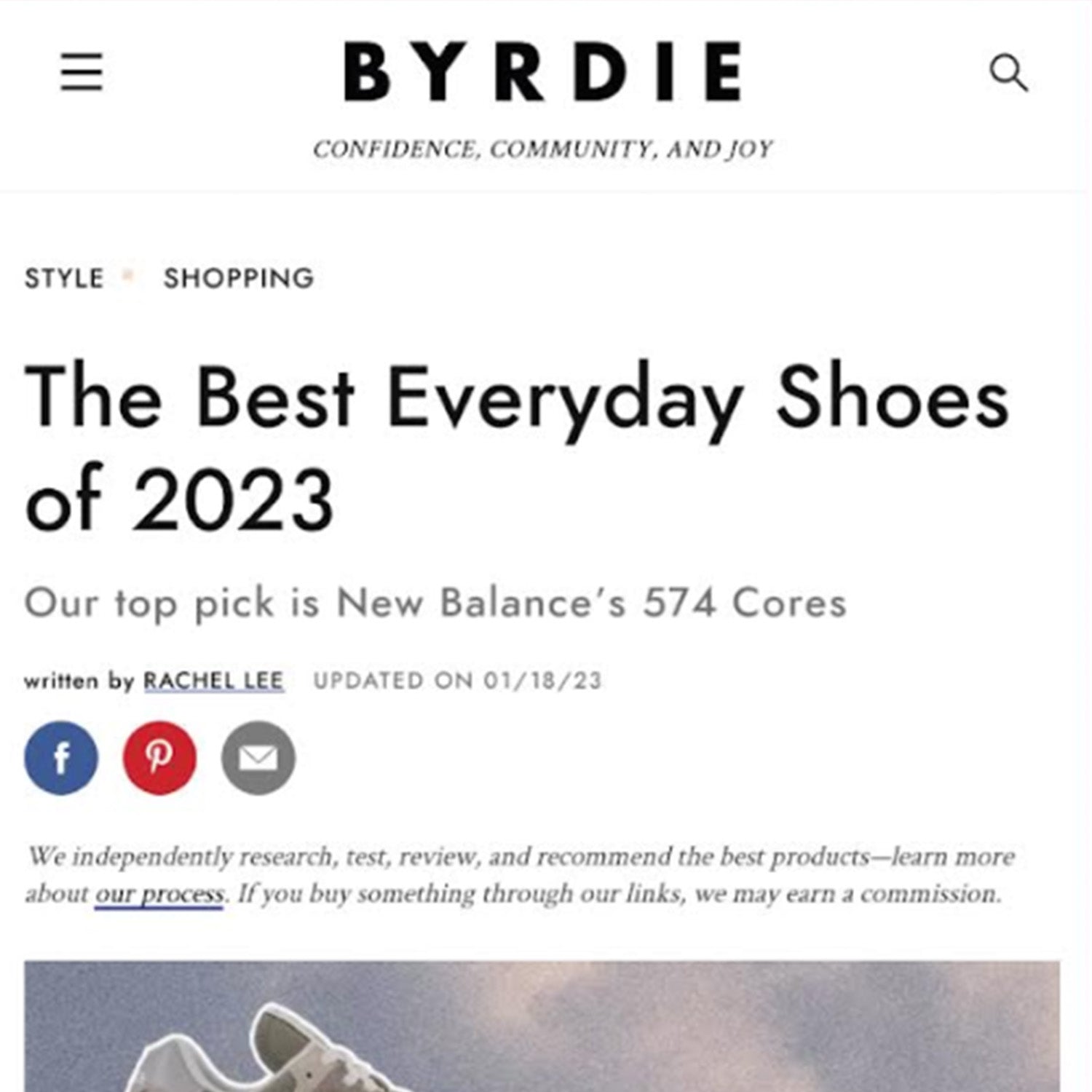 Byrdie The Best Everyday Shoes of 2023