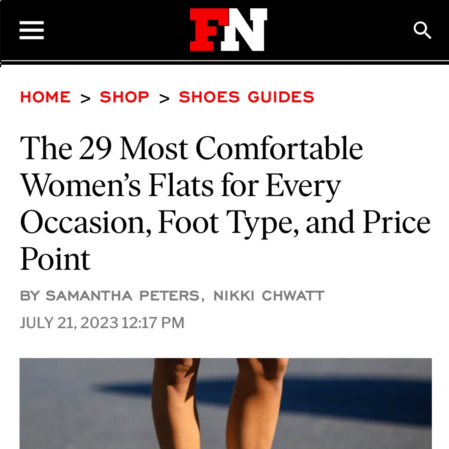 Footwear News - 29 Most Comfortable Women's Flats