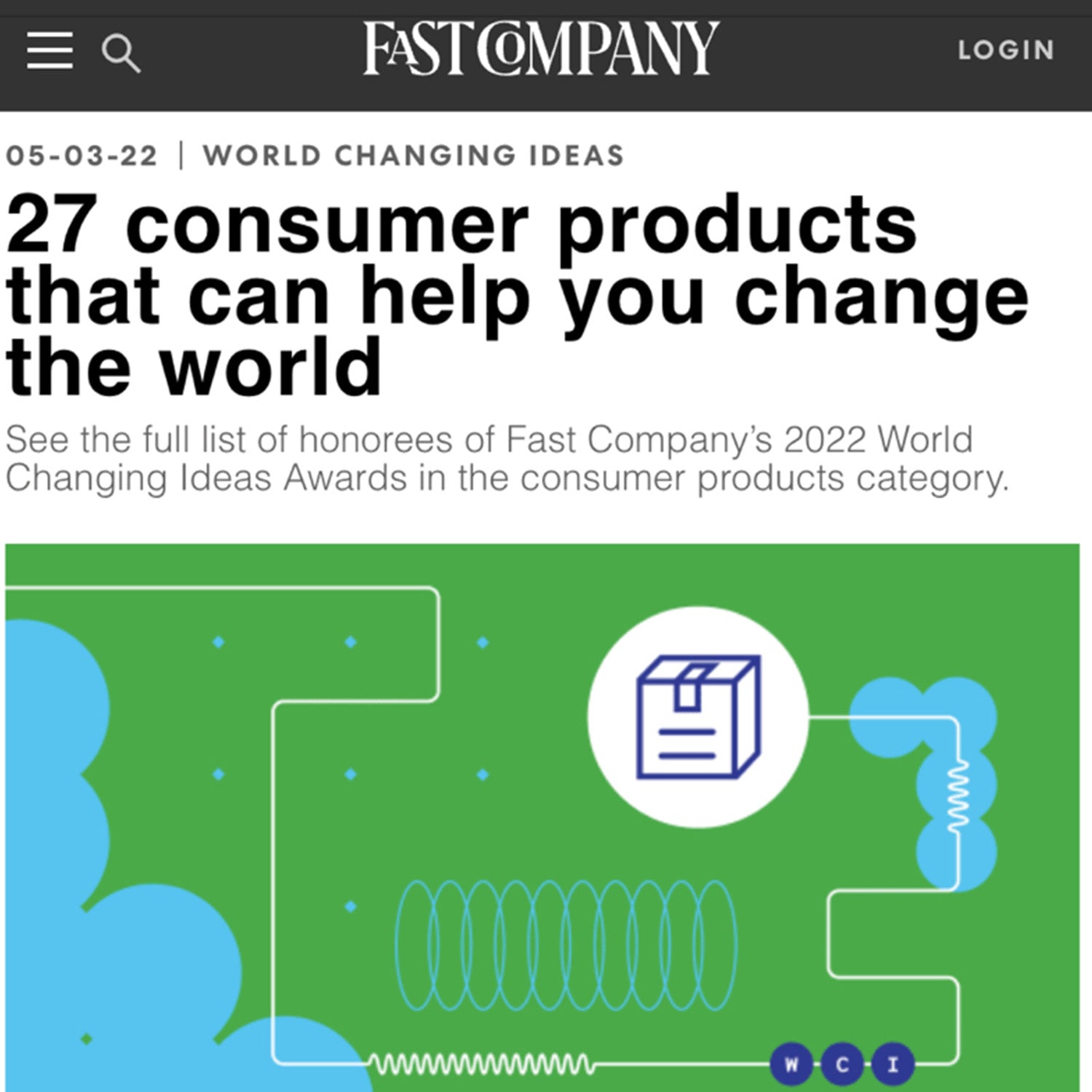 Fast Company News Article