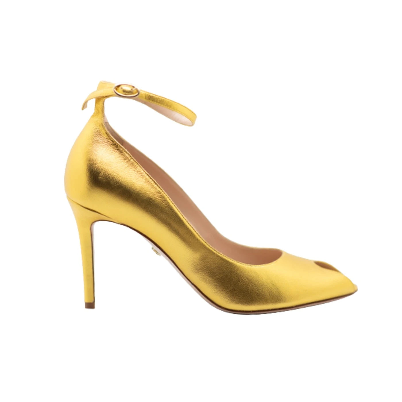 STYLZREPUBLIC Women's Ankle Strap High Heel (Gold) : Amazon.in: Fashion